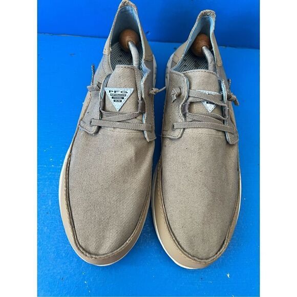 Columbia PFG Boatdrainer II Boat Shoes Mens Size 12 M Tan BM1020-214 Tech Lite - Picture 6 of 7